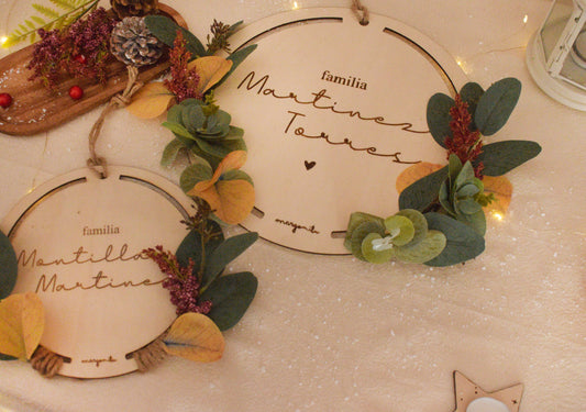 Corona de Navidad XMAS Pequeña