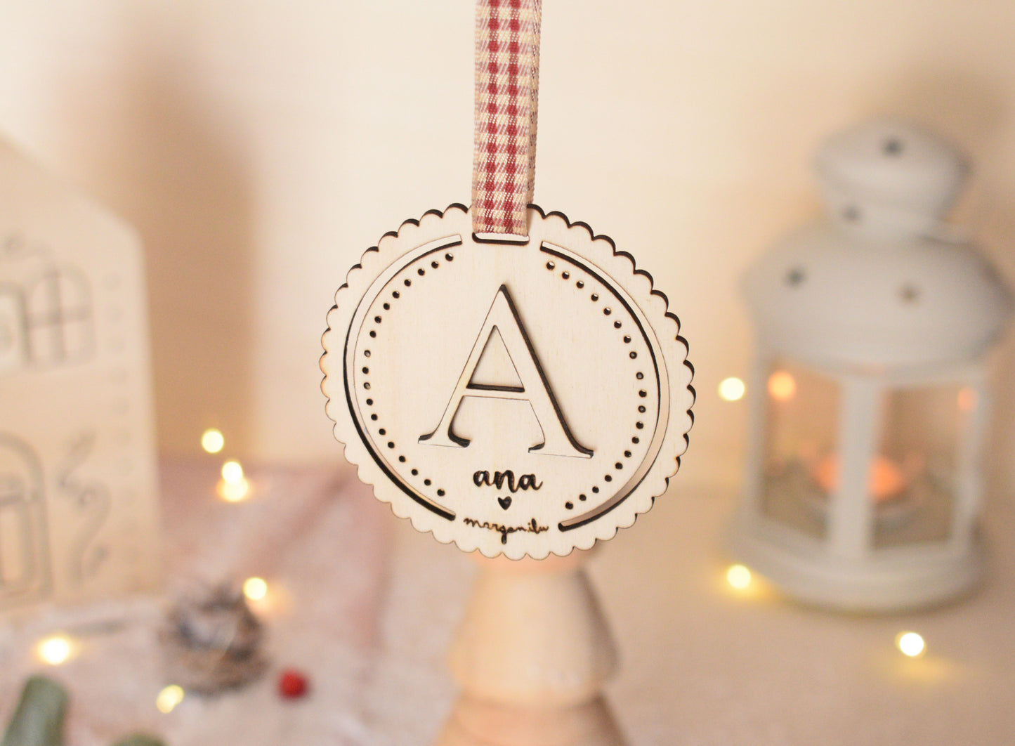 Adorno Redondo con Inicial