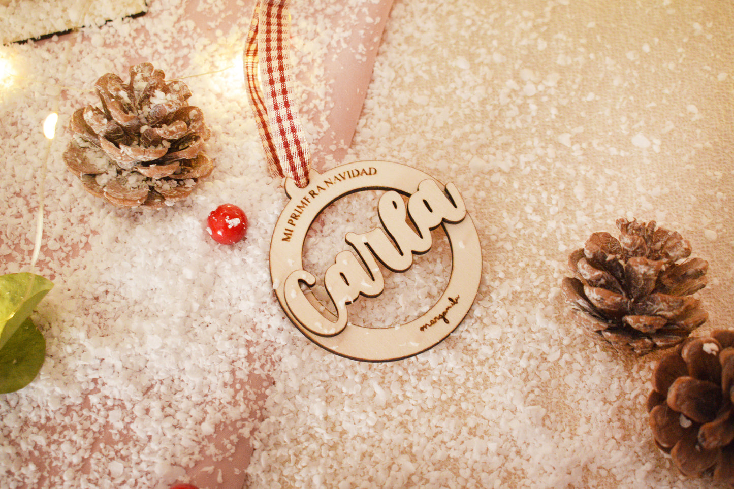 Adorno “Mi Primera Navidad” – Nombre Personalizado