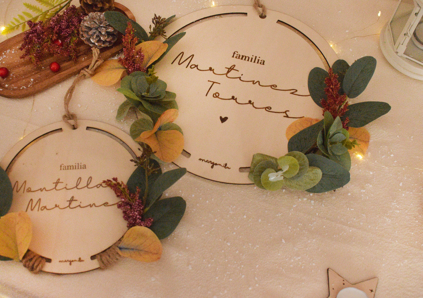 Corona de Navidad XMAS Pequeña