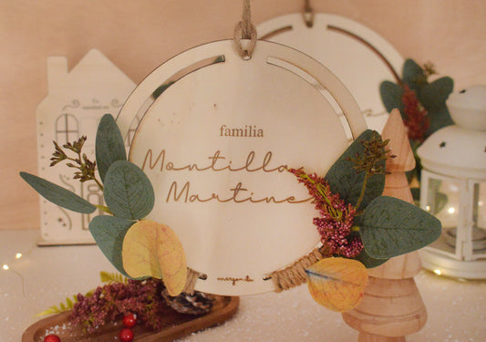 Corona de Navidad XMAS Pequeña