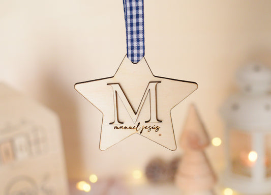 Estrella con Inicial